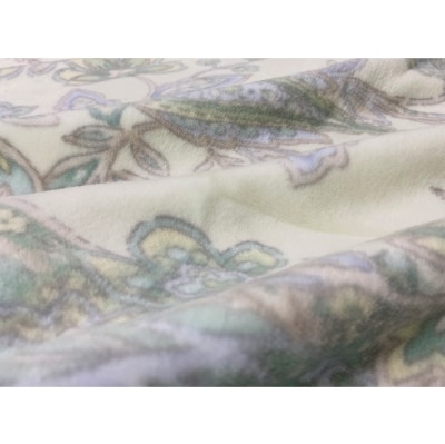 泉大津産　綿マイヤー毛布　シングル　140x200cm　グリーン　1枚　S-81726GR