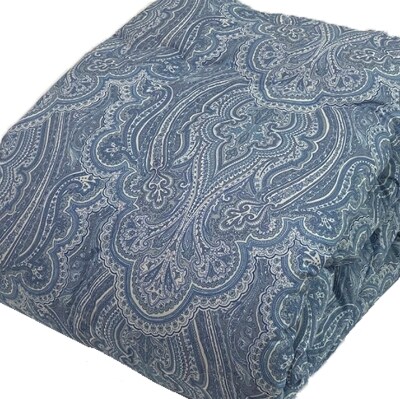 肌布団　シングル　150x210cm　吸放温性わた0.4kg入り　ブルー　1枚　S-5462BL