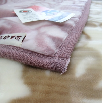 C.R.P加工毛布　マイヤー毛布　シングル　ピンク　1枚　(ニューマイヤー毛布)11815PI