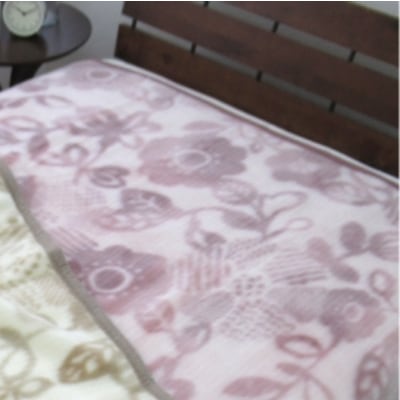 C.R.P加工毛布　マイヤー毛布　シングル　ピンク　1枚　(ニューマイヤー毛布)11815PI