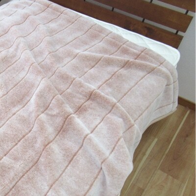 C.R.P加工毛布　マイヤー毛布　シングル　ベージュ　1枚　(ニューマイヤー毛布)11705BE