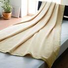 マイクロマティーク(R)使用　ダクロン(R)毛布　【シングル】アイボリー　1枚　KZ430136IV