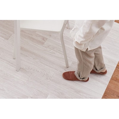 日本製　撥水・防炎　フリーカーペット　　約90×150cm　シャビーホワイト　700040231型