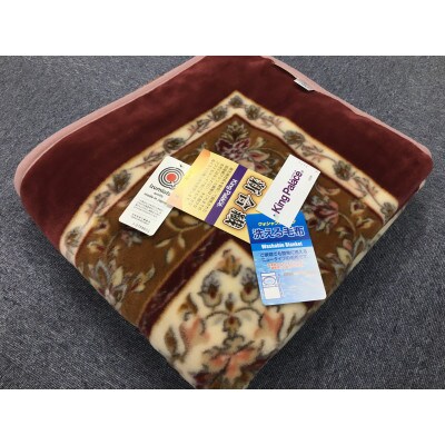 日本製　アクリル　マイヤー毛布　シングル　エンジ　1枚　(新合繊ニューマイヤー毛布)1175EN