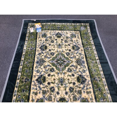 日本製　アクリル　マイヤー毛布　シングル　グリーン　1枚　(新合繊ニューマイヤー毛布)1175GR