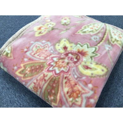 日本製　アクリル　マイヤー毛布　シングル　ピンク　1枚　(新合繊ニューマイヤー毛布)1196PI