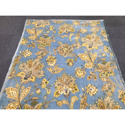 日本製　アクリル　マイヤー毛布　シングル　ブルー　1枚　(新合繊ニューマイヤー毛布)1196BL