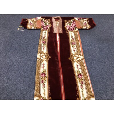 泉大津市産　新合繊アクリル　マイヤー毛布夜着　200cm丈　ピンク　1枚　9434PI