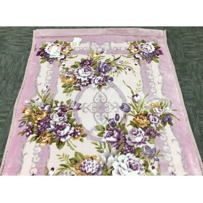 C.R.P加工毛布　マイヤー毛布　シングル　ピンク　1枚　(合わせ毛布)21029PI