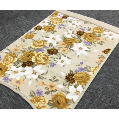 C.R.P加工毛布　マイヤー毛布　シングル　ベージュ　1枚　(合わせ毛布)20810BE