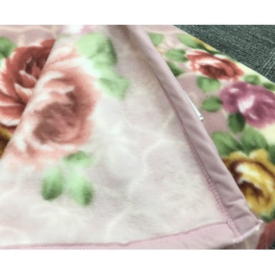 C.R.P加工毛布　マイヤー毛布　シングル　ピンク　1枚　(ニューマイヤー毛布)11714PI