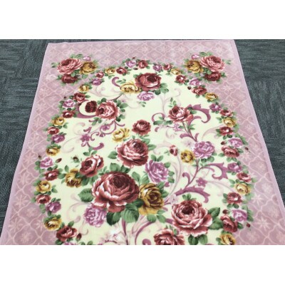 C.R.P加工毛布　マイヤー毛布　シングル　ピンク　1枚　(ニューマイヤー毛布)11714PI
