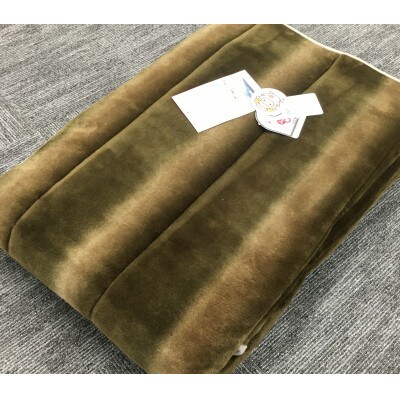 C.R.P加工　敷きパッド　シングル　100×205cm　ブラウン　1枚　31512BR