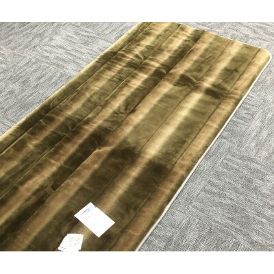 C.R.P加工　敷きパッド　シングル　100×205cm　ブラウン　1枚　31512BR