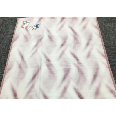 C.R.P加工毛布　マイヤー毛布　シングル　ピンク　1枚　(ニューマイヤー毛布)11712PI