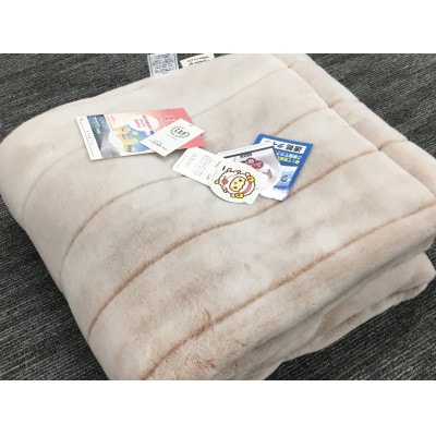C.R.P加工毛布　マイヤー毛布　シングル　ベージュ　1枚　(ニューマイヤー毛布)11715BE