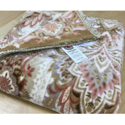 日本製　マイヤー毛布　シングル　ベージュ　1枚　(高密度ニューマイヤー毛布)N-MO3031BE