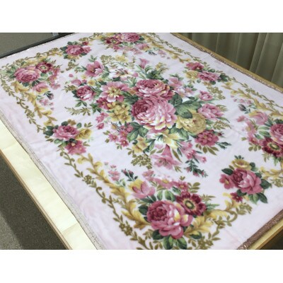 日本製　アクリル　マイヤー毛布　ダブル　ピンク　1枚　(ニューマイヤー毛布)N-MO5101PI