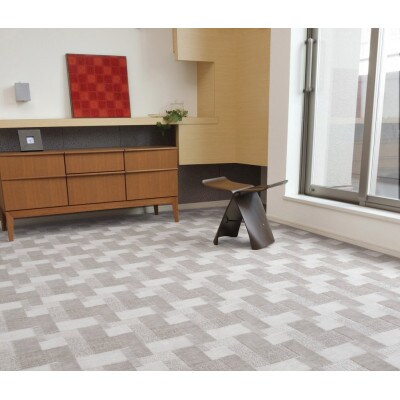 日本製　抗菌　カーペット　グレー　1枚　6帖　約261×352cm　600003760型