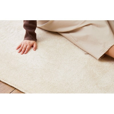 ワンランク上のナイロン　カーペット　アイボリー　1枚　　約190×240cm　350116812型