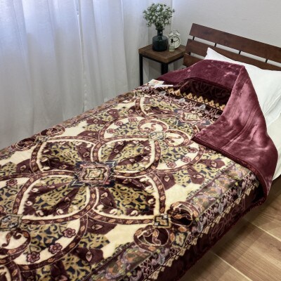 日本製　アクリル　マイヤー毛布　シングル　ピンク　1枚　(新合繊2枚合わせ毛布)N-YO-4700