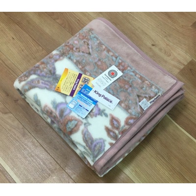 日本製　丸洗いOK　マイヤー毛布　シングル　ベージュ　1枚　(新合繊ニューマイヤー毛布)1185BE