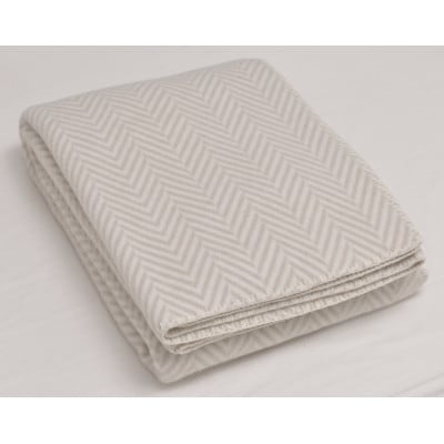 『睡眠環境・寝具指導士』推奨　ウール100%(毛羽部分)毛布　シングル　ベージュ　WOOL-1BE
