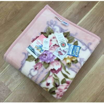 C.R.P加工毛布　マイヤー毛布　シングル　ピンク　1枚　(ニューマイヤー毛布)11716PI