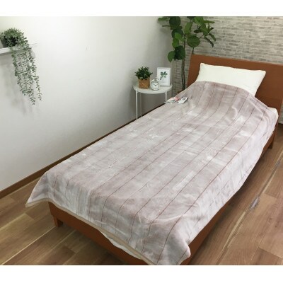 C.R.P加工毛布　マイヤー毛布　シングル　ベージュ　1枚　(ニューマイヤー毛布)1171523BE