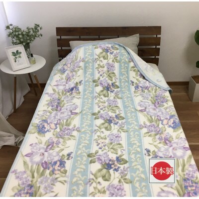 洗える　綿毛布　(綿ニューマイヤー)　シングル　1枚　81713BL