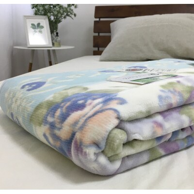 洗える　綿毛布　(綿ニューマイヤー)　シングル　1枚　81713BL