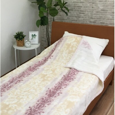C.R.P加工毛布　マイヤー毛布　シングル　ピンク　1枚　(ニューマイヤー毛布)11820PI