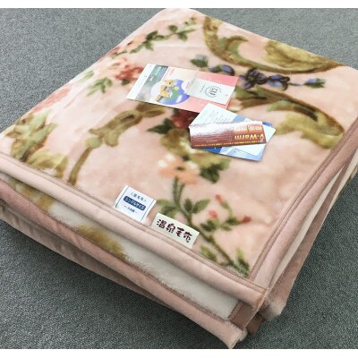 C.R.P加工毛布　マイヤー毛布　シングル　ピンク　1枚　(ニューマイヤー毛布)11821PI