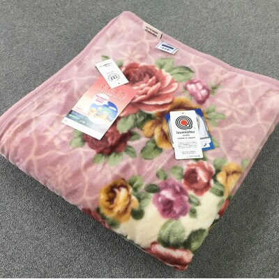 C.R.P加工毛布　マイヤー毛布　シングル　ピンク　1枚　(ニューマイヤー毛布)11714PI