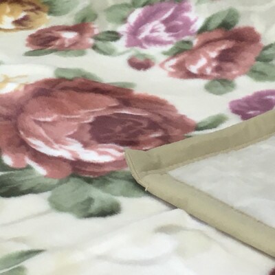 C.R.P加工毛布　マイヤー毛布　シングル　ベージュ　1枚　(ニューマイヤー毛布)11714BE