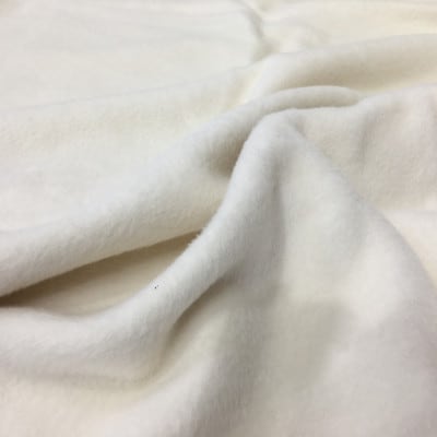 ≪あったかい≫　コットン100%　綿毛布　シングルサイズ　アイボリー　1枚　SHAN