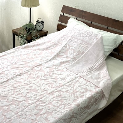 日本製　タオルケット　シングル　140×190cm　1枚　ピンク　N-JK25-3015PI