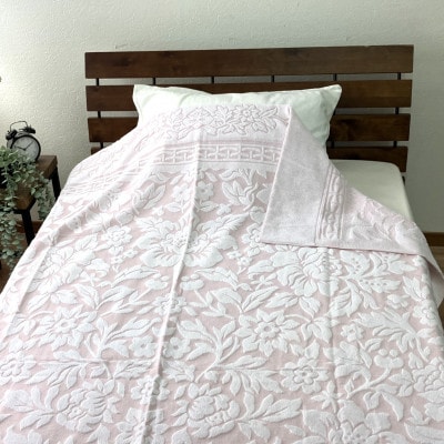 日本製　タオルケット　シングル　140×190cm　1枚　ピンク　N-JK25-3015PI