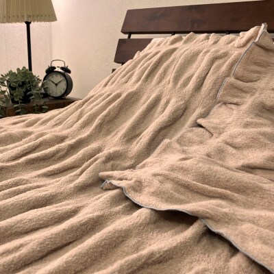 くしゅくしゅコットンケット　シングル　140×200cm　1枚　ピンクベージュN-FM-3501PI