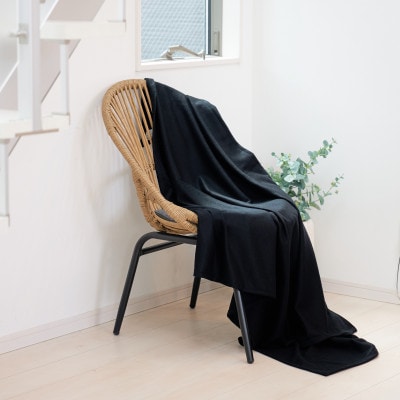 【Mother Warm】ふわっととろける　カシミヤ100%毛布　『シングル』　BK　CS-2220