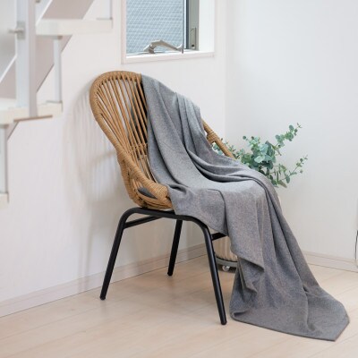 【Mother Warm】ふわっととろける　カシミヤ100%毛布　『シングル』　GY　CS-2220