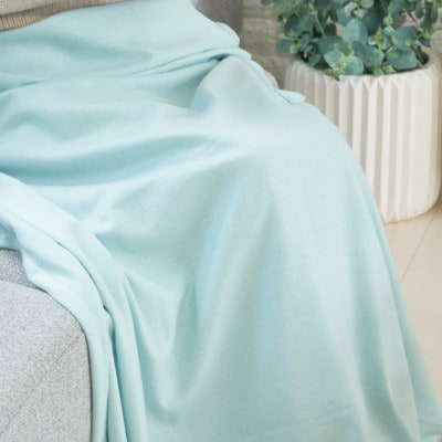 【Mother Warm】ふわっととろける　カシミヤ100%毛布　『ひざ掛け』　BG　CS-2066