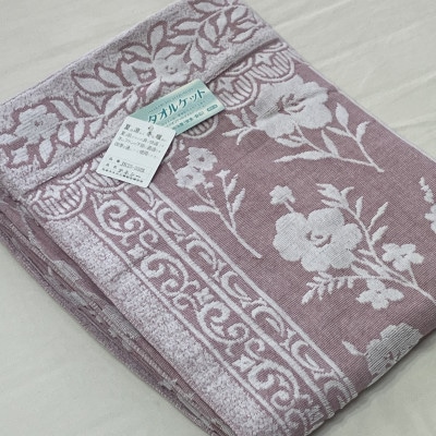 日本製　タオルケット　シングル　140×190cm　1枚　ピンク　N-JK25-3025PI