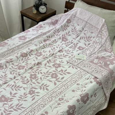 日本製　タオルケット　シングル　140×190cm　1枚　ピンク　N-JK25-3025PI