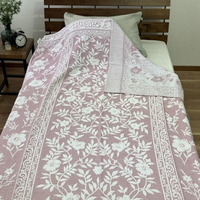 日本製　タオルケット　シングル　140×190cm　1枚　ピンク　N-JK25-3025PI