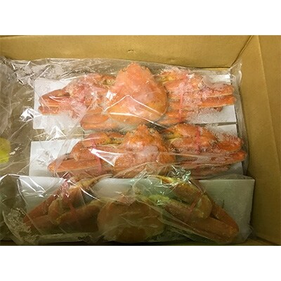ボイル　カニ姿ずわい蟹　3尾　約1.8kg