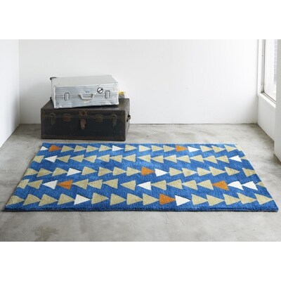 GVE　ラグ　120×160　ネイビー