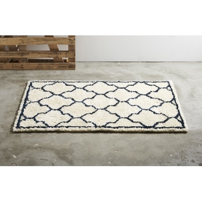 TIL　ラグ　90×140　アイボリー