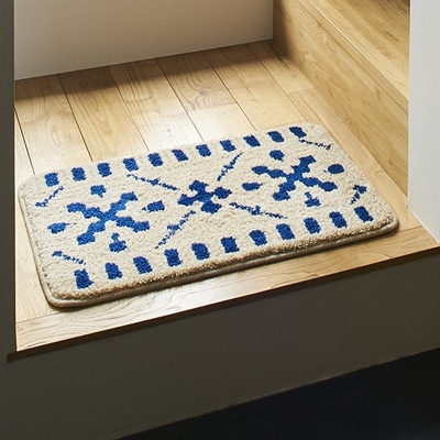 ノルディック 玄関マット 40 65 ブルー お礼品詳細 ふるさと納税なら さとふる