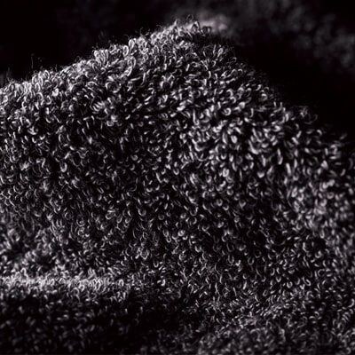 ザ・ラストタオル フェイスタオル 2枚セット チャコールグレー 32×85cm